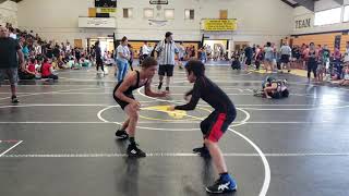 Hakuilua Paaluhi  9th grade age 14, 110 lbs Nanakuli Wrestling Tournament 10-19-19