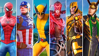 Evolution of all Marvel Trailers, Cutscenes Movie & Mythic Bosses (Loki, Thanos, Ironman, Galactus)
