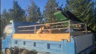 Sinolink FC500 wood conveyor elevator.