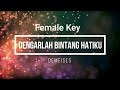 DEMEISES - DENGARLAH BINTANG HATIKU KARAOKE (NADA CEWE)