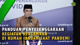 Penjelasan Menag tentang Kegiatan di Rumah Ibadah Saat Pandemi