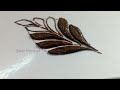 New beautiful leaves compilation video  by Zain henna art
