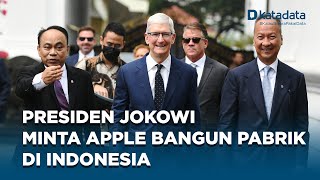 Jokowi Bertemu CEO Apple Tim Cook, Ini Isi Obrolannya