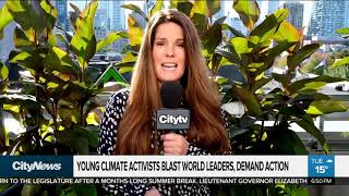 Young climate activist blast world leaders, demand change