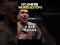 ufc 선수들이 감정적으로 무너진 순간들