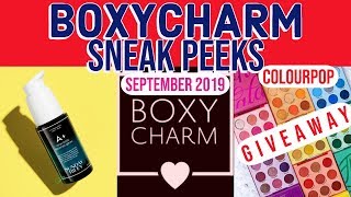 Boxycharm September 2019 Sneak Peek | Giveaway Products