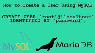 MySQL CREATE USER with Password - mysql_native_password or unix_socket on Linux Debian using MariaDB