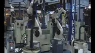 OTC DAIHEN Synchro Motion Robotic Arc Welding