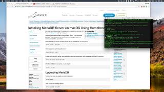 Instalar MariaDB / MySQL en MacOS High Sierra