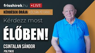 Csintalan Sándor: „Az ellenzék a tehetségtelen balf@szok gyülekezete” - Kérdések Órája