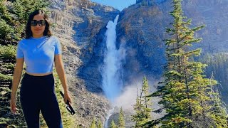 The Breathtaking Takakkaw Falls in Yoho National Park 🇨🇦| Takakkaw Falls| Waterfall in Canada 🍁