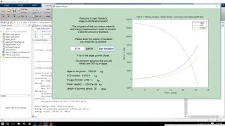 MATLAB Algae Program