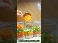 easy meal prep salad jars 🥗 high protein u0026 fresh veggies