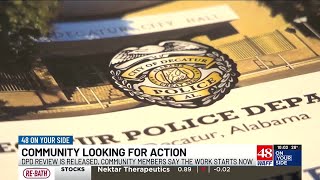 Decatur city leaders, community members react to police department review