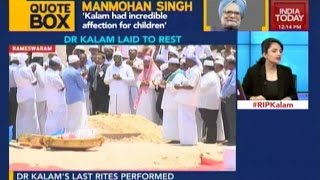 Abdul Kalam's Body Laid To Rest With Full Army Honours in Rameswaram