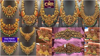 Grand Deep Nakshi New Complete Collection 😍 | Semi Antique Necklaces | Harams | Earrings | Vaddanam