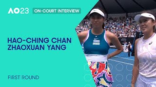 Chan/Yang On-Court Interview | Australian Open 2023 First Round