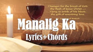 Manalig ka with lyrcs and chords Holy Mass Communion song