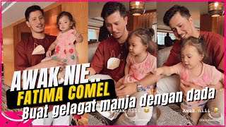 awak nie.. fatima comel Buat gelagat manja dengan dada