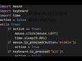 How to make an auto clicker in python + convert to EXE