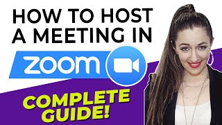 How to Set Up a Zoom Meeting \u0026 Host from Start to Finish [Step by Step]