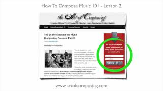 How to Compose Music - Lesson 2 - Harmony 101, Fit Your Melody to Any Harmony