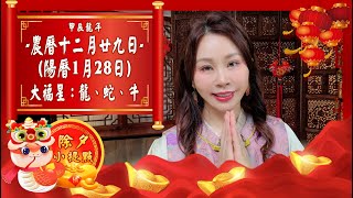 2025靈蛇年★【除夕】新春開運提點｜農曆十二月廿九日（陽曆1月28日）｜#農曆年特輯｜雨揚樂活家族