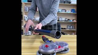 Dyson Vacuum Cleaner Mop Electric Mop Brush Head Installation Demo Video