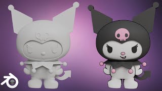 How to Make Kuromi in Blender - 3D Modeling Tutorial