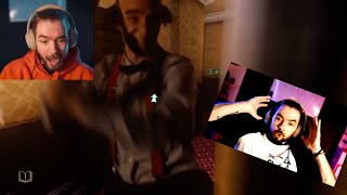 Every jacksepticeye Jumpscare in At Dead of Night !!