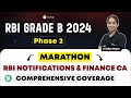 RBI Grade B 2024 RBI Notifications & Finance CA Marathon | Important Finance Topics Revision & MCQs