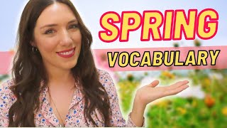 Spring is here! 🌼 English vocabulary you need