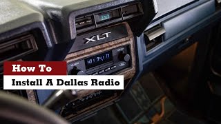 How To Install a RetroSound® Dallas Radio