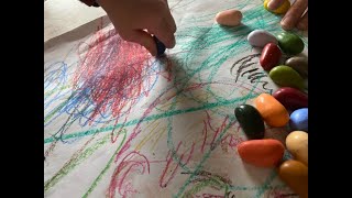 Crayon Rocks, Crayons in a Rock Shape, 32 Count, Tripod Grip Made for Handwriting Development Review