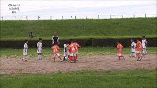 2015.07.19 U8 vs日進SS(前半) 西尾市少年サッカーリーグ