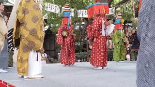 9-1 #演武開始　#田楽舞奉納 #令和五年#王子神社#例大祭