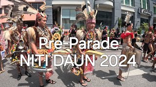 Kuching Gawai Sarawak Cultural Parade NITI DAUN di belakang tabir🌼Persediaan contigents