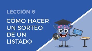 6 - Cómo hacer un sorteo de un listado