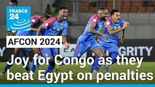 AFCON 2024: Joy for DR Congo as they beat Egypt on penalties to reach quarter-finals • FRANCE 24