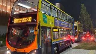 Volvo B9TL Wright Eclipse Gemini VG12 | X30 To Adamstown Station | Dublin Bus