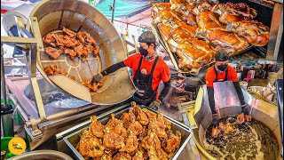 Biggest Pork Leg Fry Bulk Making In Bangkok l Thailand Street Food