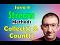 59- Java 8 Tutorial - Streams Methods Collect and Count