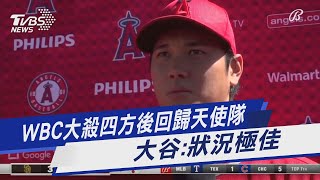 WBC大殺四方後回歸天使隊 大谷:狀況極佳｜TVBS新聞@TVBSNEWS01