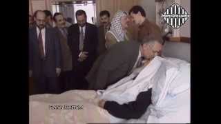 الأردن - زيارة الملك الحسين وعرفات للشيخ أحمد ياسين بعد إطلاق سراحه 1997