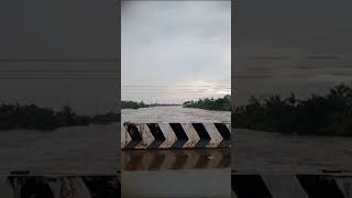 Puduvoyal River  Cyclone effect Michaung