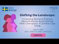 Shifting the Landscape: Increasing Women’s Political Representation and Fostering Male Champions