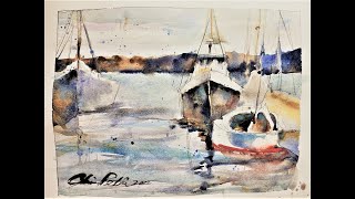 How to Paint Boats in Watercolor - with Chris Petri