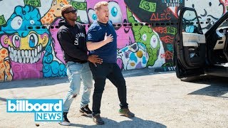 Usher and James Corden Dance, Clean, Sing Hits on 'Carpool Karaoke' | Billboard News