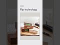 flip click clock by bamboo entwined