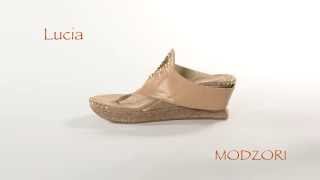 Modzori - Twisters Collection - Low Wedges: Lucia